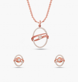 The Overlapping Obovate Pendant Set